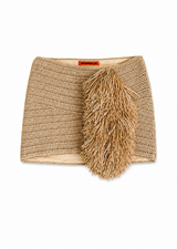 Raffia Mini Skirt