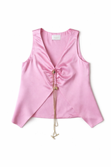 Jewel Top Silk Top