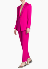 Tuxedo Hot Pink Wool Suit