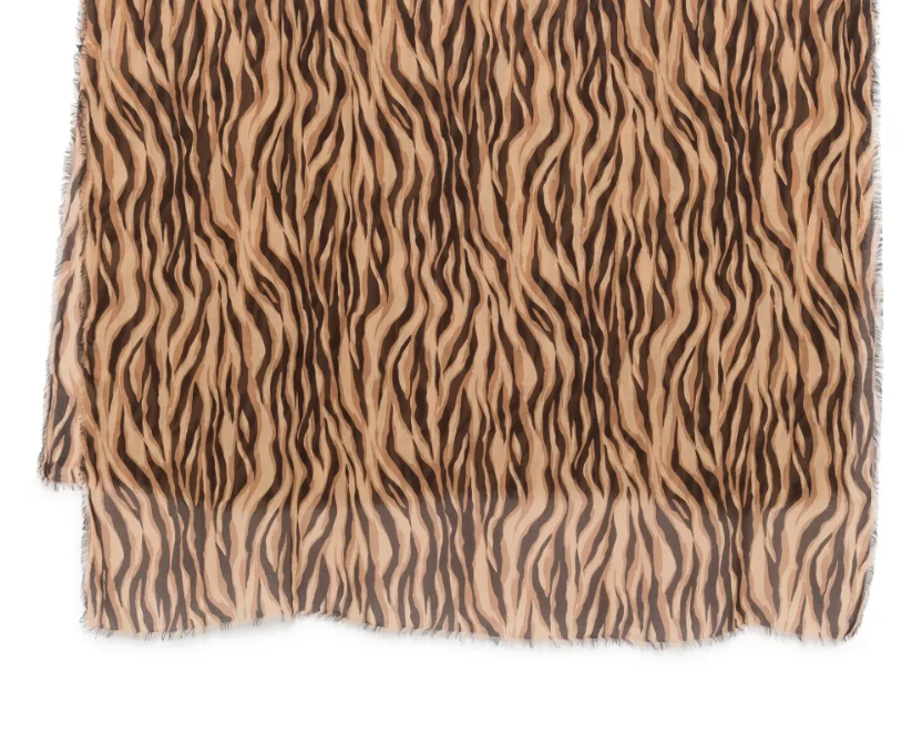 Zebra Silk Scarf