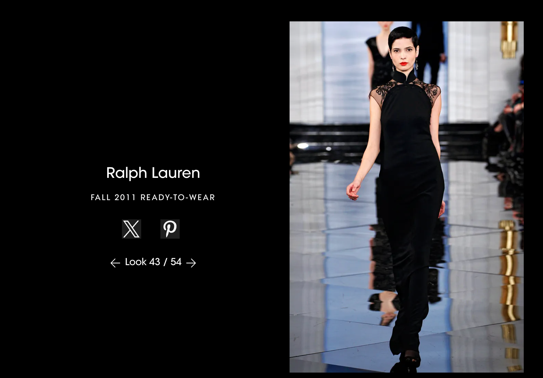 Long Gown with Mesh and Sequins