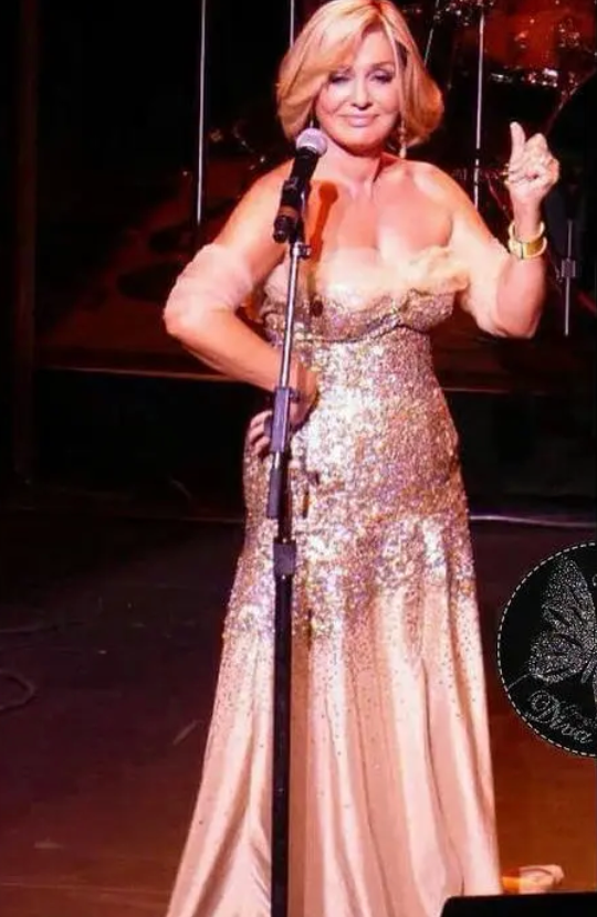 Gold Sequin Strapless Long Gown