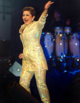 Metallic Gold Leather Suit