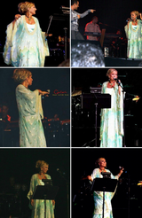 Aqua Caftan with Gold Thread