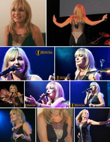 Long Gown with Mesh and rhinestones