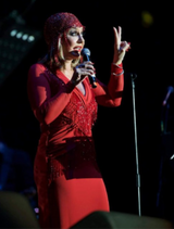 Red Beaded dress