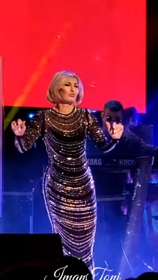 Sheer Rhinestone dress