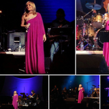Fucshia One Shoulder  Caftan