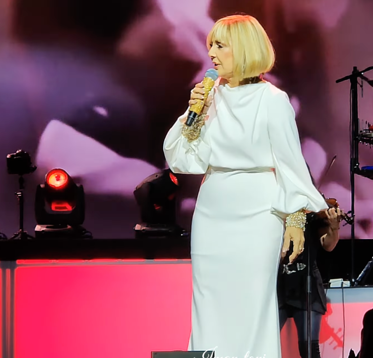 Cream Dress with Embellished  Cuffs