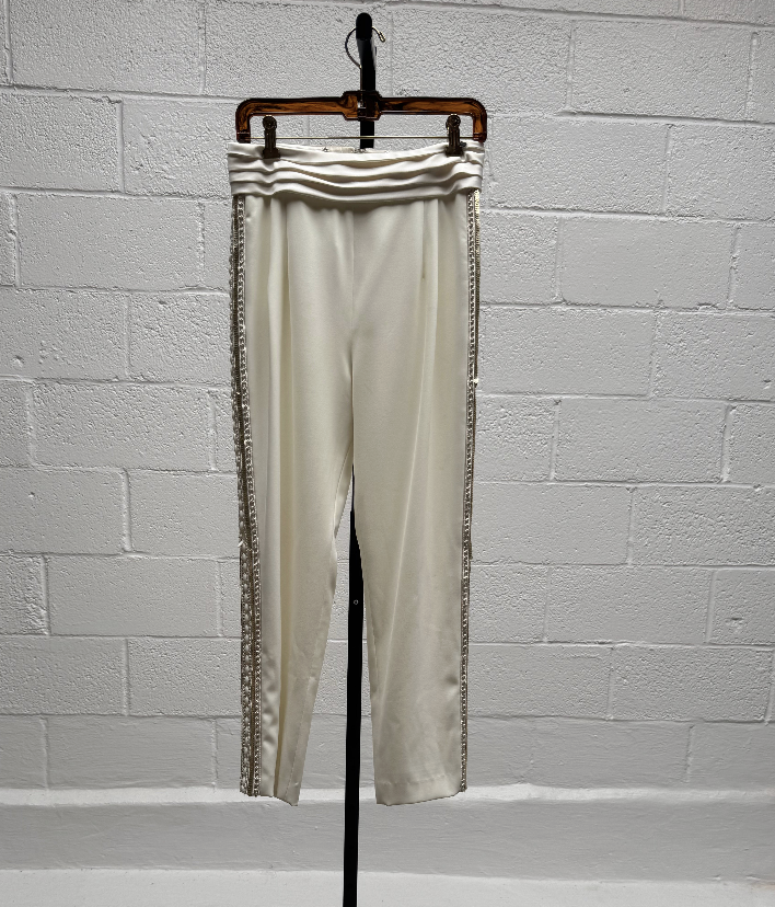 Cream Cape/Blazer with trousers