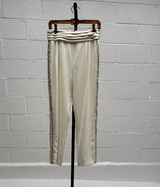 Cream Cape/Blazer with trousers