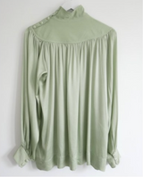 Phoebe Philo Mint Green Silk Blouse