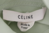 Phoebe Philo Mint Green Silk Blouse