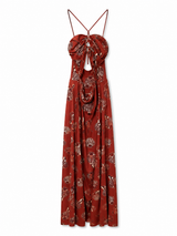 Shell maxi dress