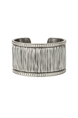 Silver Fringe Cuff Bracelet