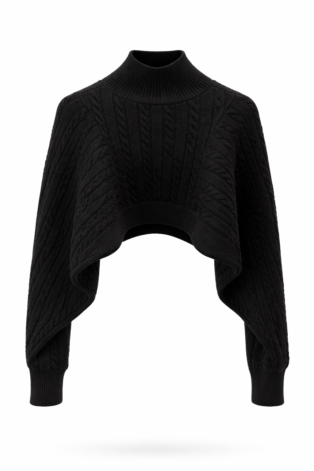 Cropped Knit Sweater