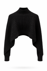 Cropped Knit Sweater