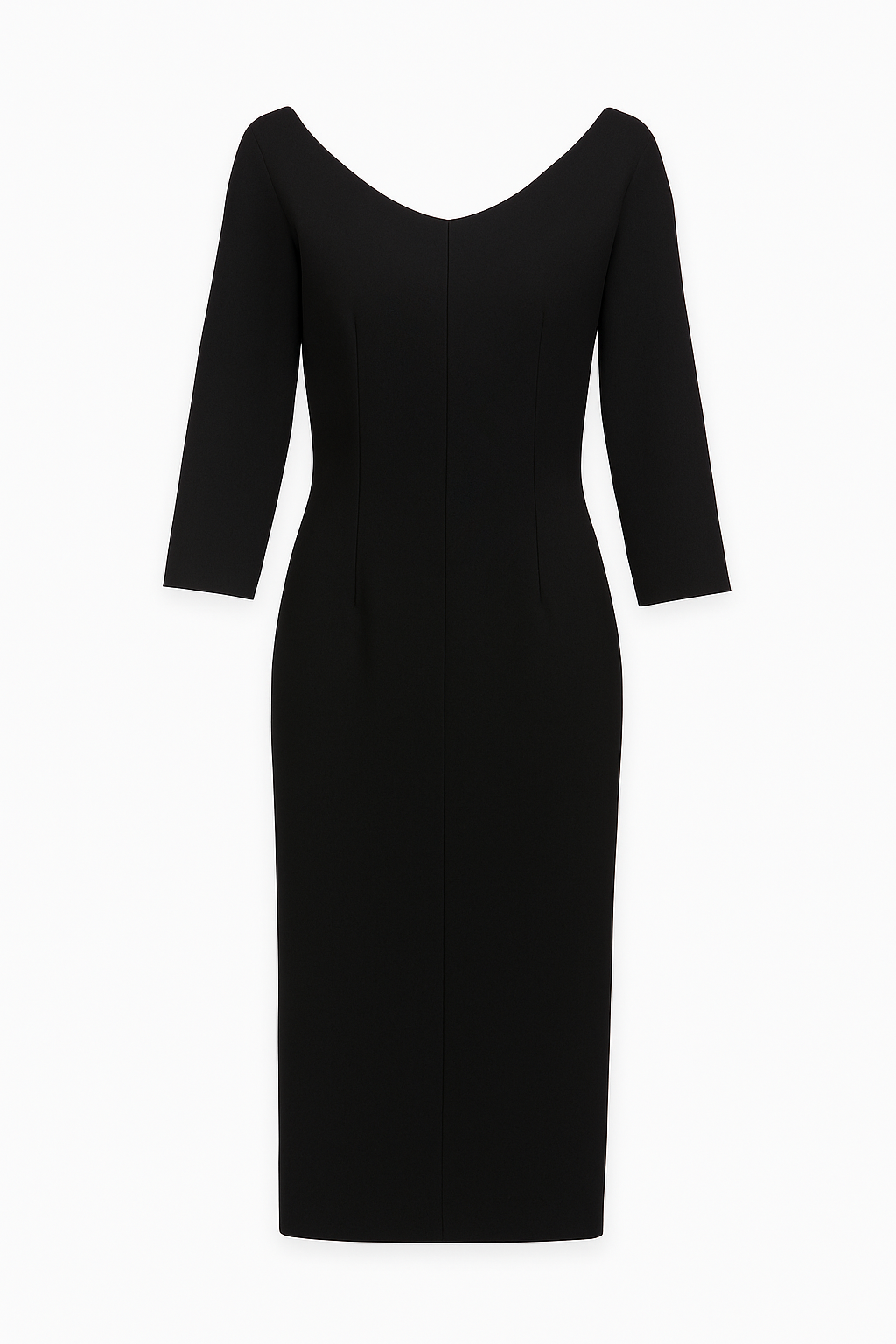 The Row Black Shift Dress