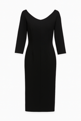 The Row Black Shift Dress