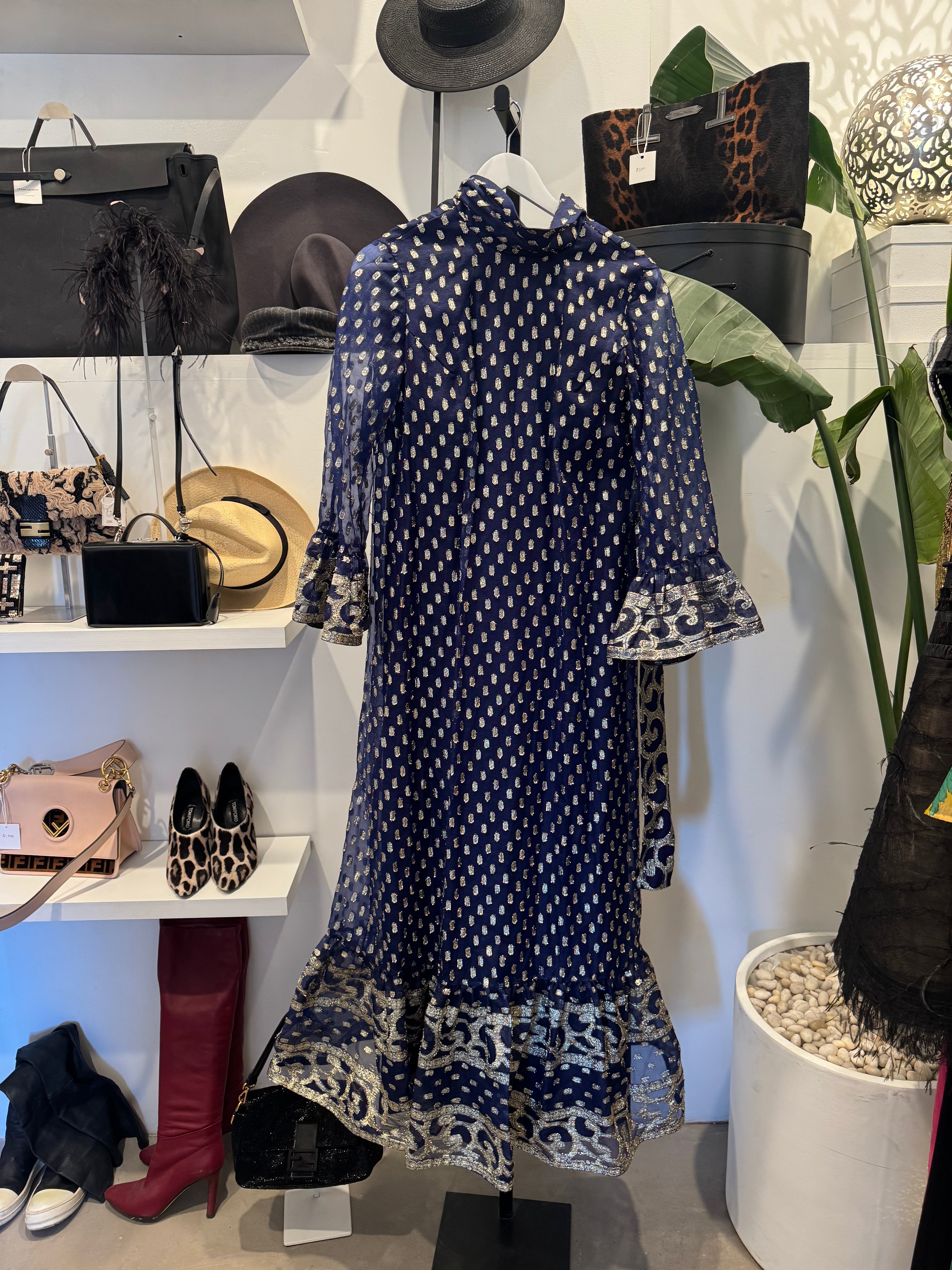 Vintage Dress metallic