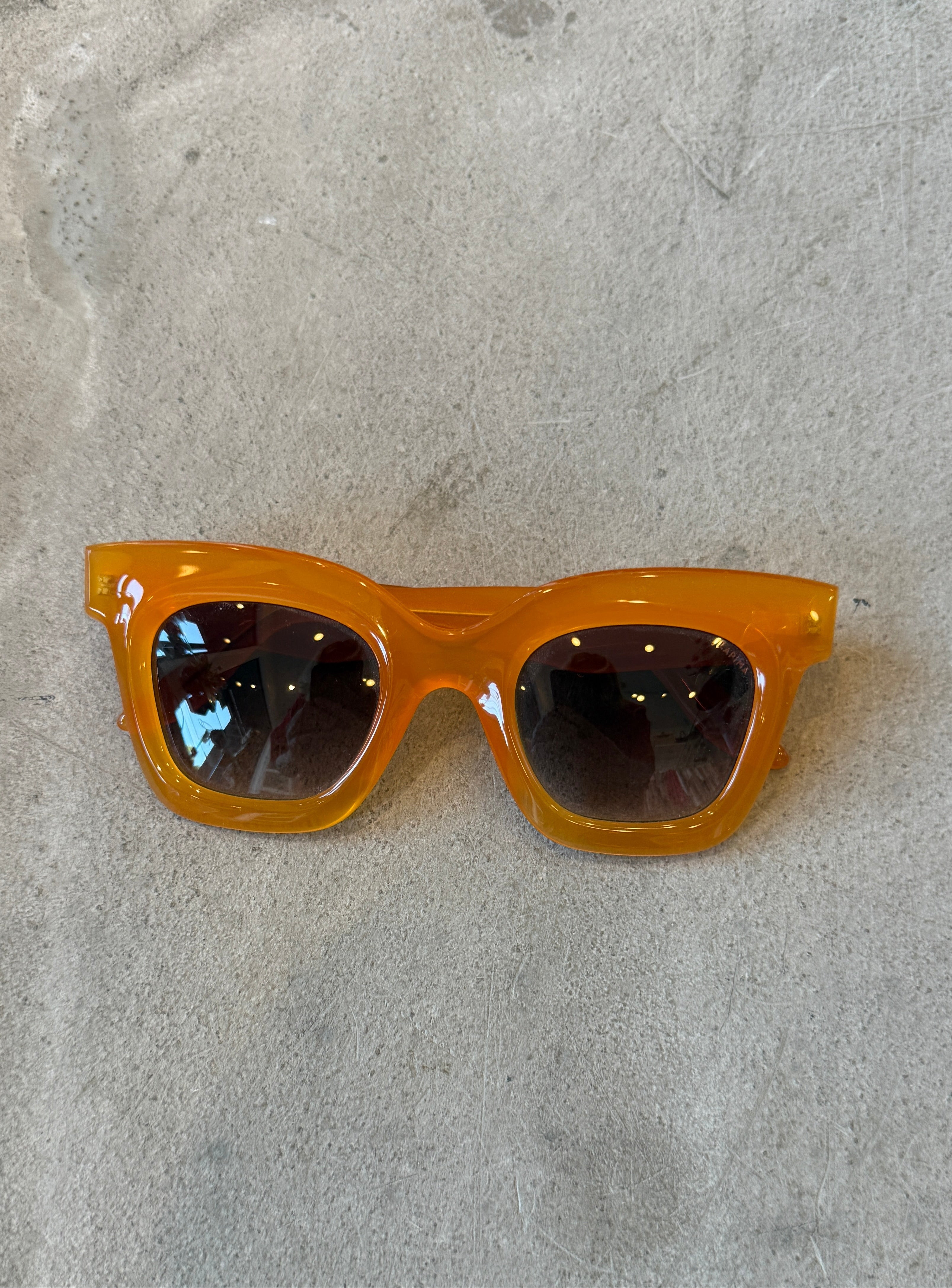 Lisa Orange Sunglasses