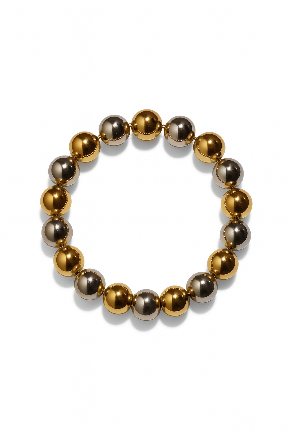 Yves Saint Laurent Gold and Silver Necklace