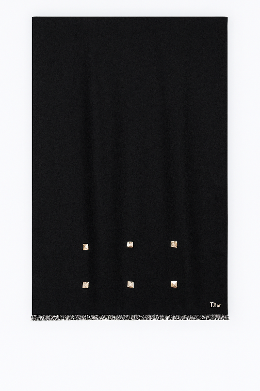 Cashmere Scarf with Embellishments