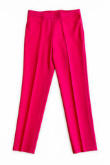 Hot Pink Straight-Leg Pants