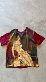 Josephine Bonaparte Print Silk T-Shirt