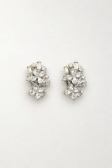 Flower Diamanté Earrings