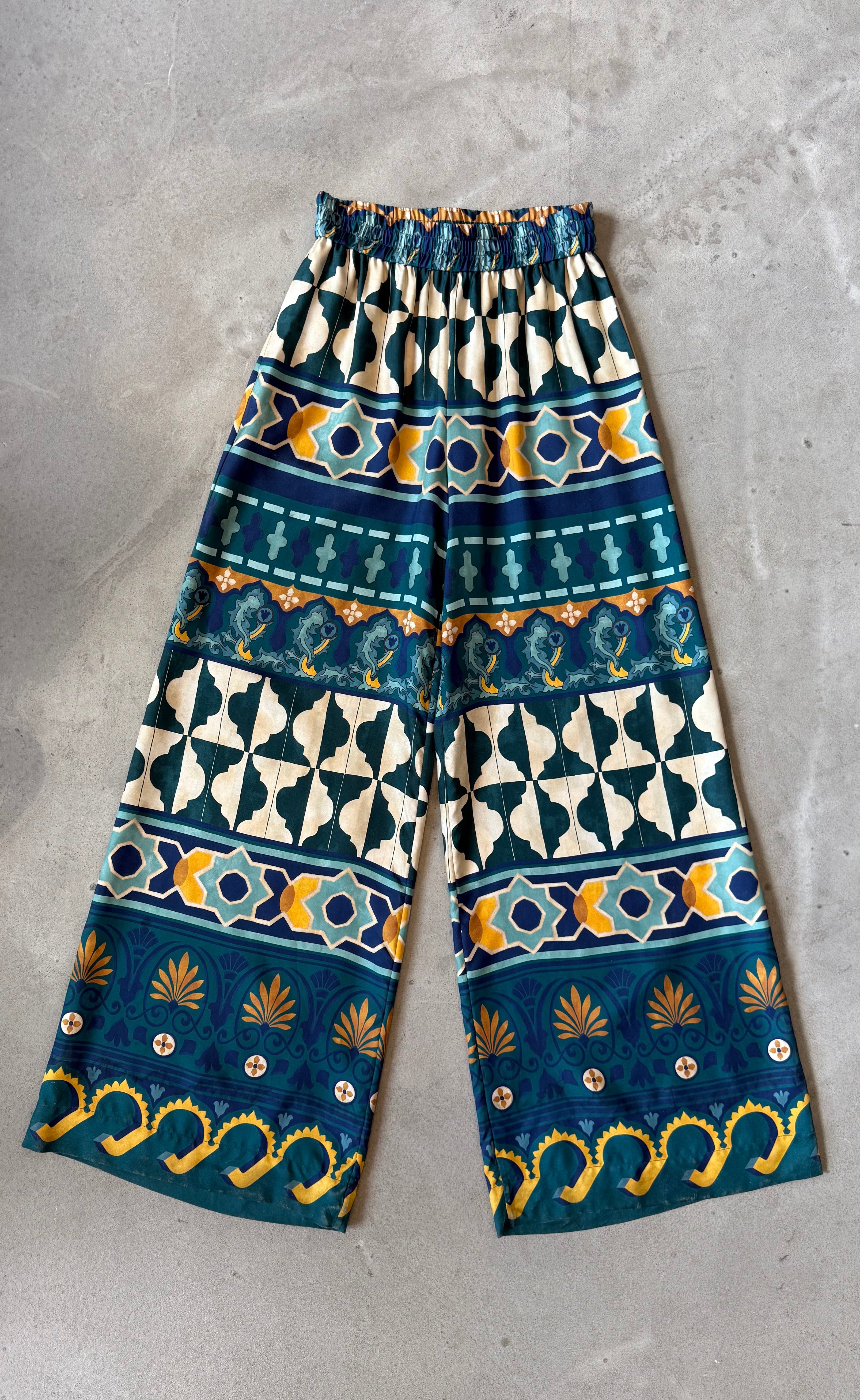Colorful patterned pants