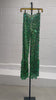 Green Sequins Vintage Pants