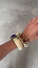 Bone & Lapis Bracelet 1980s