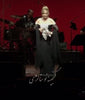 Gown with beading and chiffon Cascading Sleeves