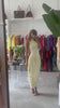 Butter Yellow Draped Dress