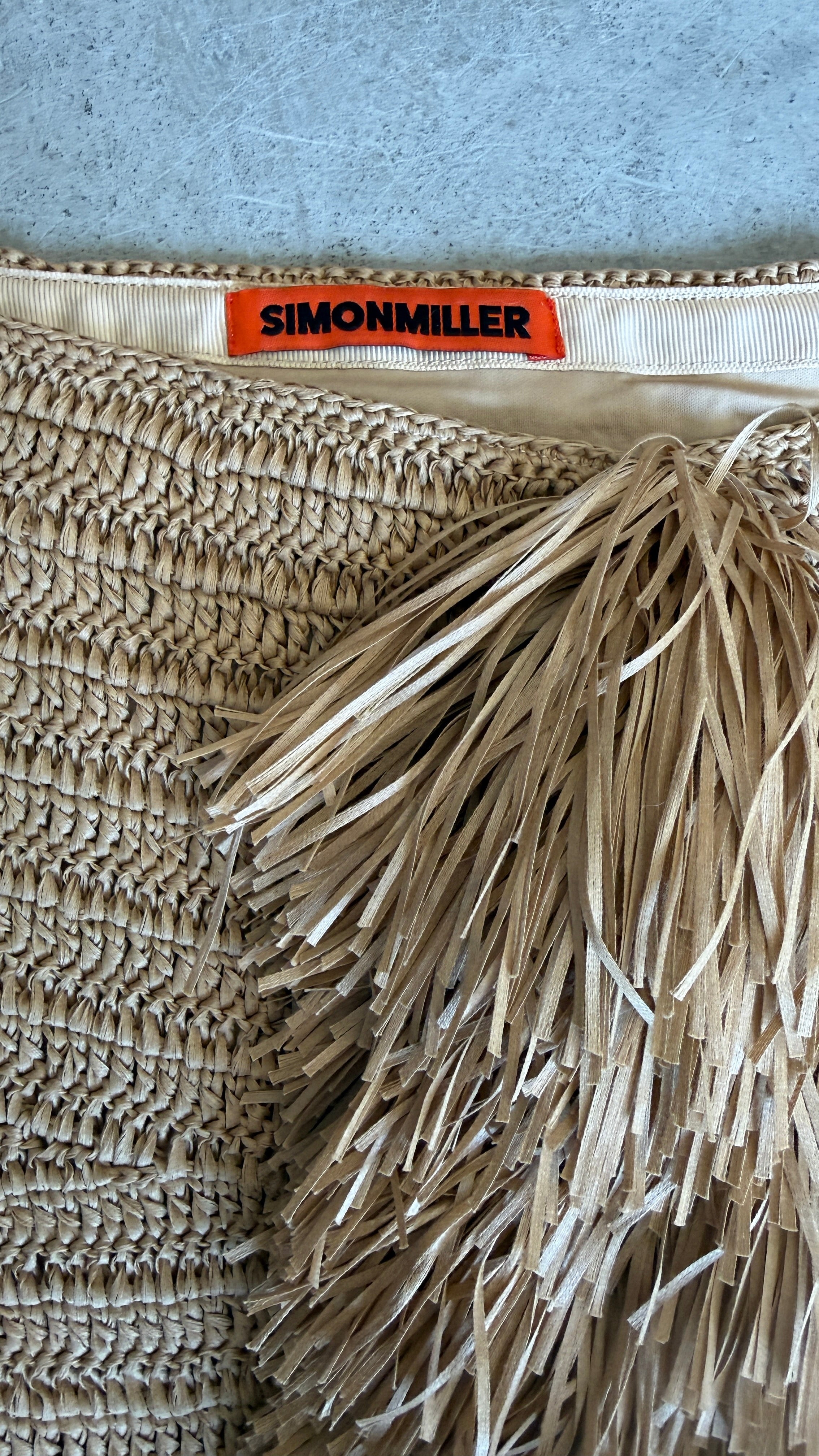 Raffia Mini Skirt